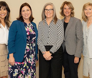 Choose Your Person Event Left to right: Lin Sue Flood, Director of Community Engagement; Melissa Kotrys CEO of Contexture; Governor Katie Hobbs; Lorry Bottrill CEO of Mercy Care and Debbie Shumway Executive Director of Hospice of the Valley